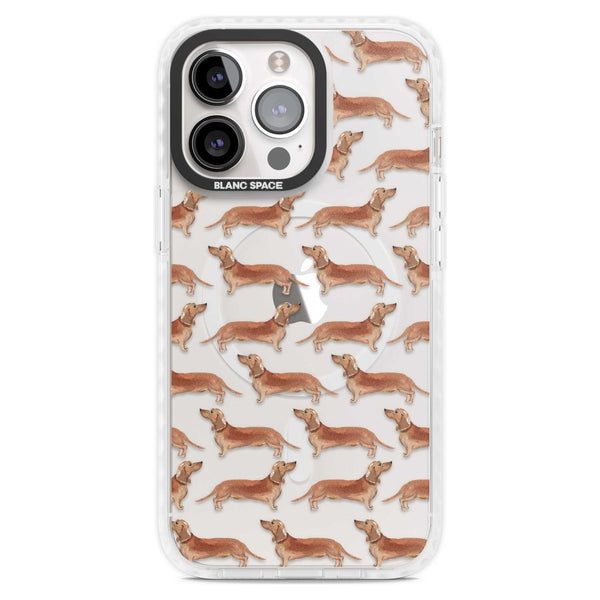 Dachshund Watercolor Dog Pattern