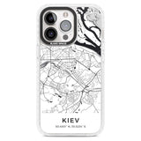 Map of Kiev, Ukraine Phone Case iPhone 15 Pro Max / Magsafe Impact Case,iPhone 15 Pro / Magsafe Impact Case Blanc Space