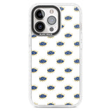 Gold Eyes Psychedelic Eyes Pattern Phone Case iPhone 15 Pro Max / Magsafe Impact Case,iPhone 15 Pro / Magsafe Impact Case Blanc Space