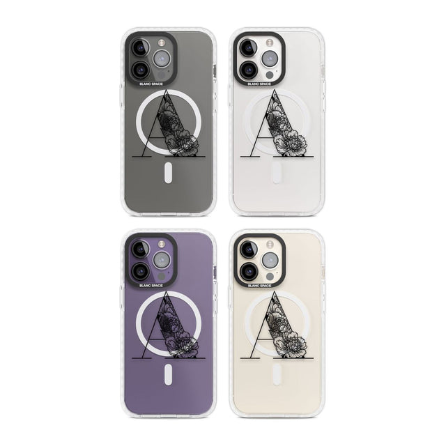 Floral Monogram Letter Custom Phone Case iPhone 15 Pro Max / Black Impact Case,iPhone 15 Plus / Black Impact Case,iPhone 15 Pro / Black Impact Case,iPhone 15 / Black Impact Case,iPhone 15 Pro Max / Impact Case,iPhone 15 Plus / Impact Case,iPhone 15 Pro / Impact Case,iPhone 15 / Impact Case,iPhone 15 Pro Max / Magsafe Black Impact Case,iPhone 15 Plus / Magsafe Black Impact Case,iPhone 15 Pro / Magsafe Black Impact Case,iPhone 15 / Magsafe Black Impact Case,iPhone 14 Pro Max / Black Impact Case,iPhone 14 Plus