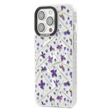 Violet & Blue Floral Pattern Design