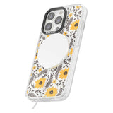 Yellow Blossoms Transparent Floral