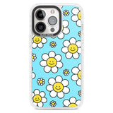 Daisy Faces Kawaii Pattern Phone Case iPhone 15 Pro Max / Magsafe Impact Case,iPhone 15 Pro / Magsafe Impact Case Blanc Space