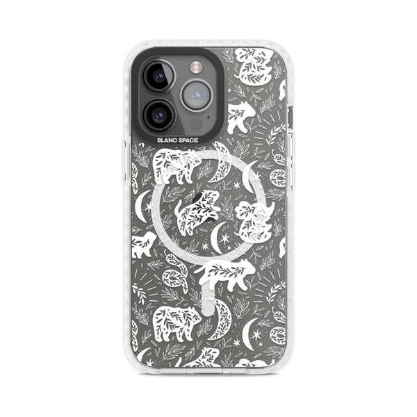 Forest Animal Silhouettes: White/Clear