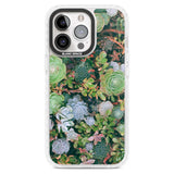 Colourful Succulents Phone Case iPhone 15 Pro Max / Magsafe Impact Case,iPhone 15 Pro / Magsafe Impact Case Blanc Space