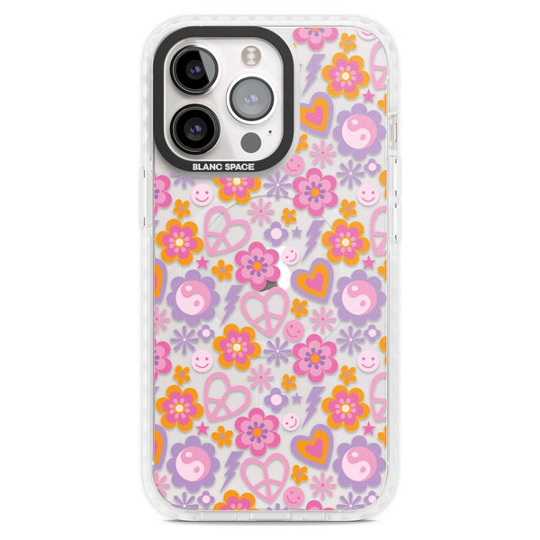 Peace, Love And Flowers Pattern
