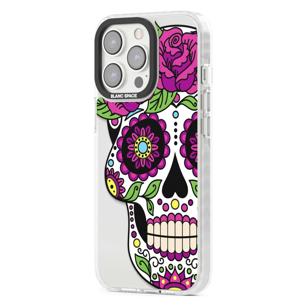 Purple Floral Sugar Skull