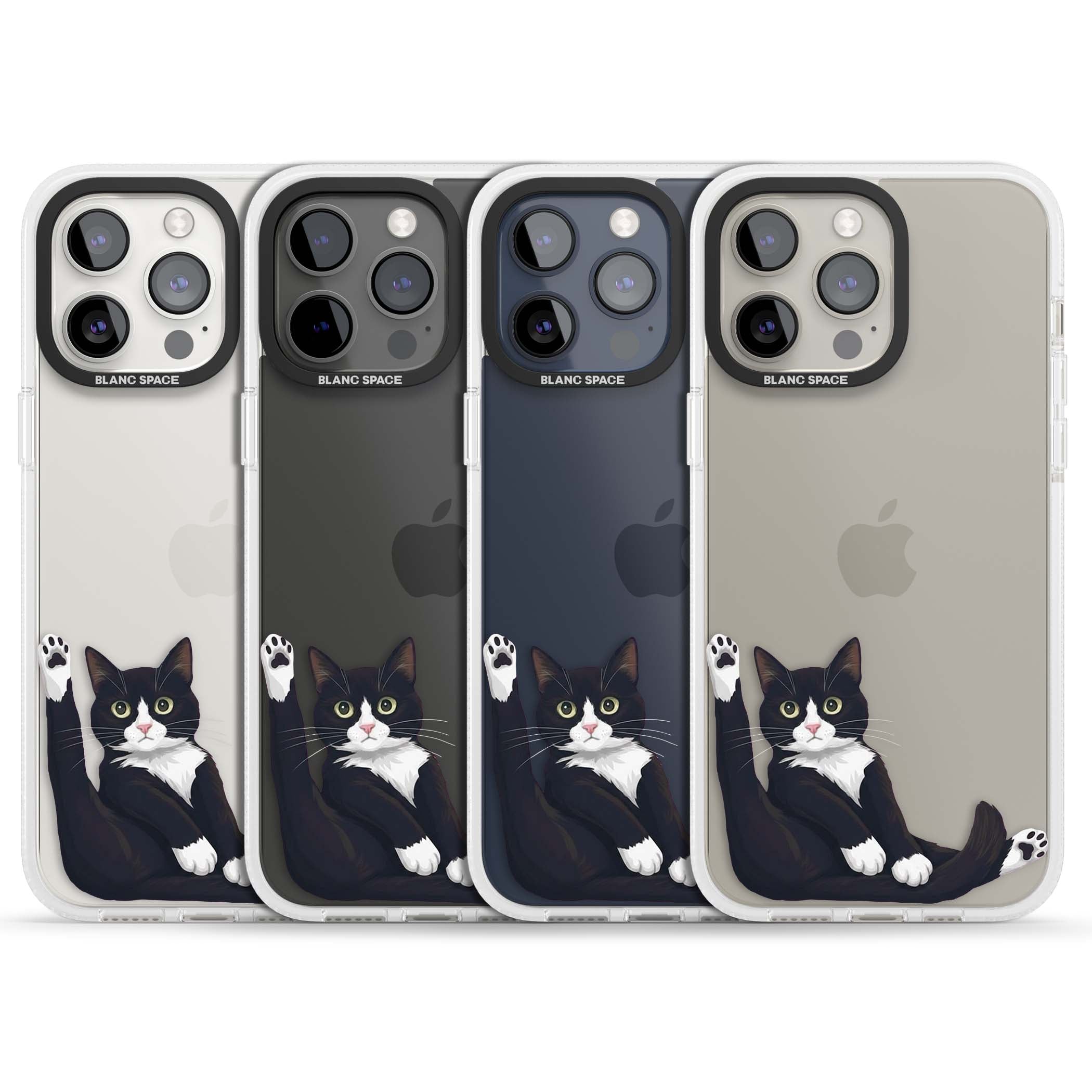 Mid-Groom Cat animals iPhone case | Clear Case Impact Air case for iPhone 15 Pro, iPhone 15 Pro Max