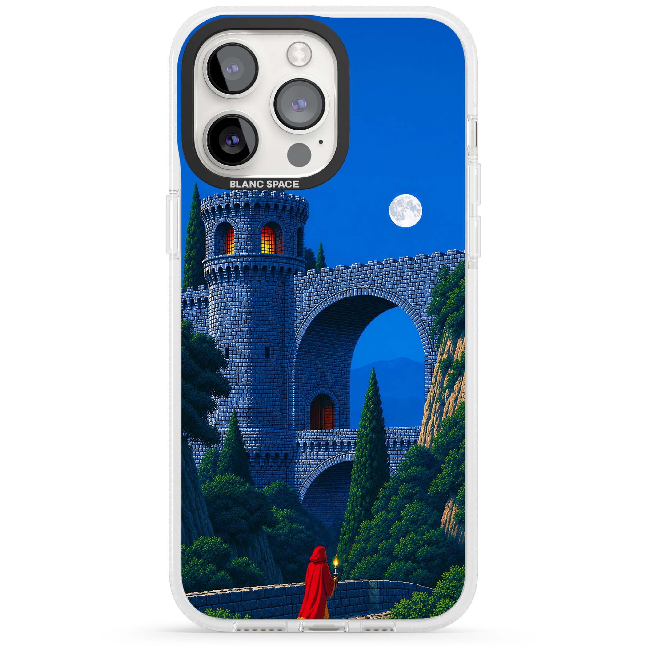 Castle Walls art iPhone case | Clear Case Impact Air case for iPhone 15 Pro, iPhone 15 Pro Max