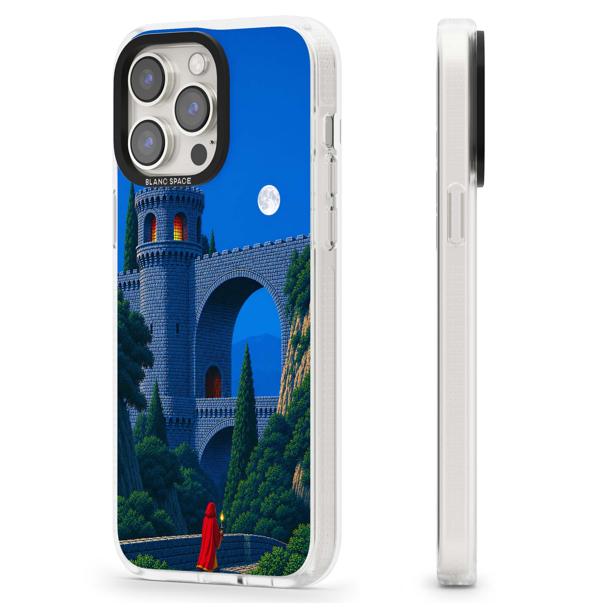 Castle Walls art iPhone case | Clear Case Impact Air case for iPhone 15 Pro, iPhone 15 Pro Max
