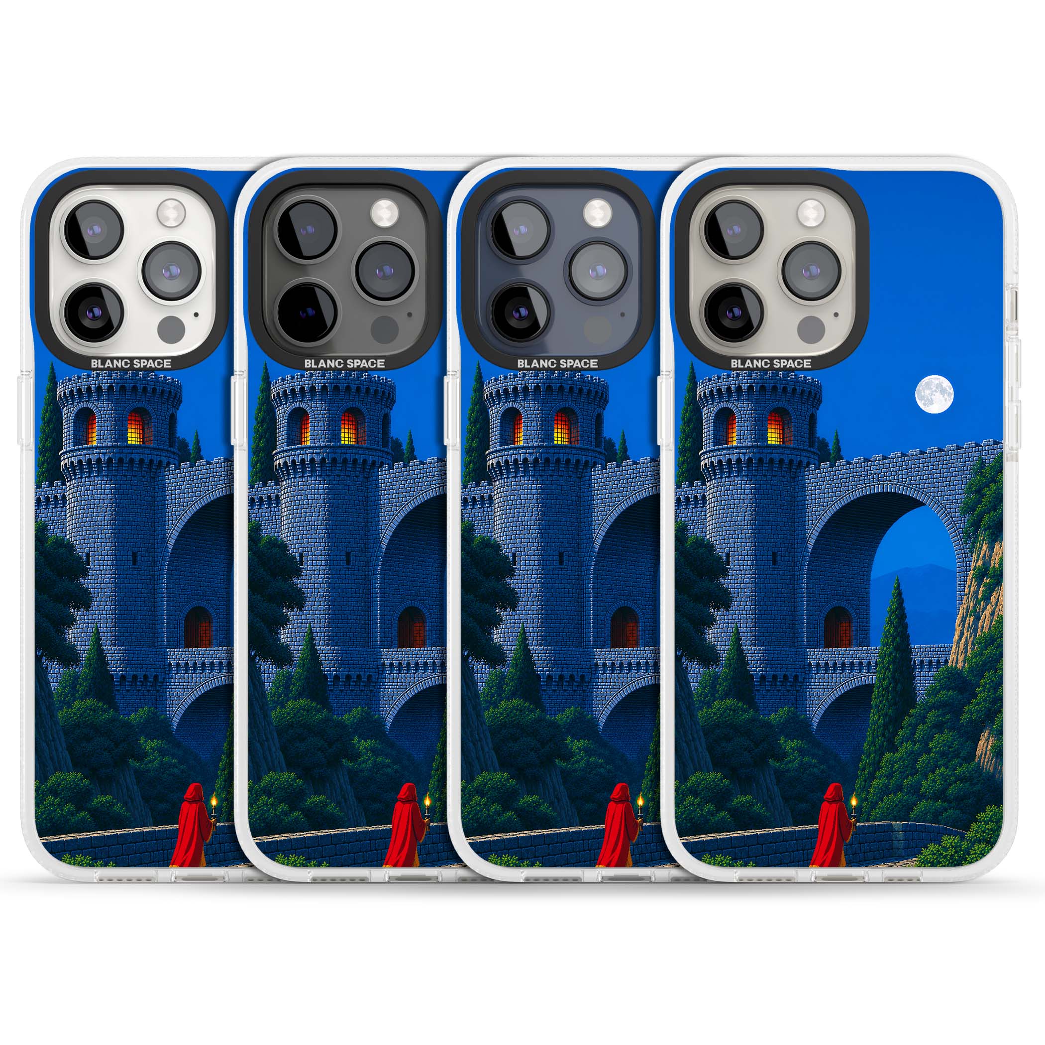 Castle Walls art iPhone case | Clear Case Impact Air case for iPhone 15 Pro, iPhone 15 Pro Max