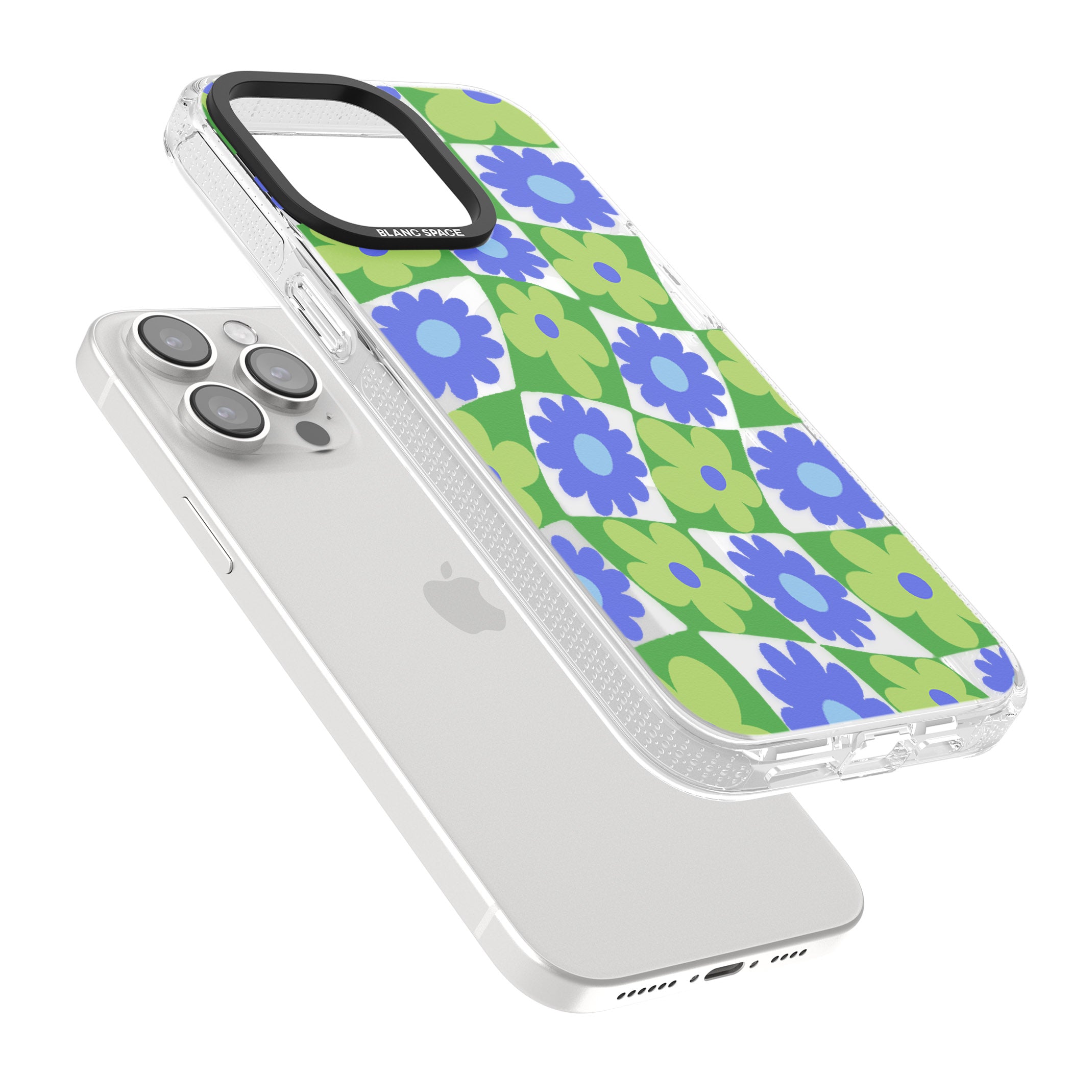 Garden Party iPhone 15 Pro Max / 15 Pro / 14 Pro Max / 14 Pro / 13 Pro Clear Case Impact Air - Blanc Space