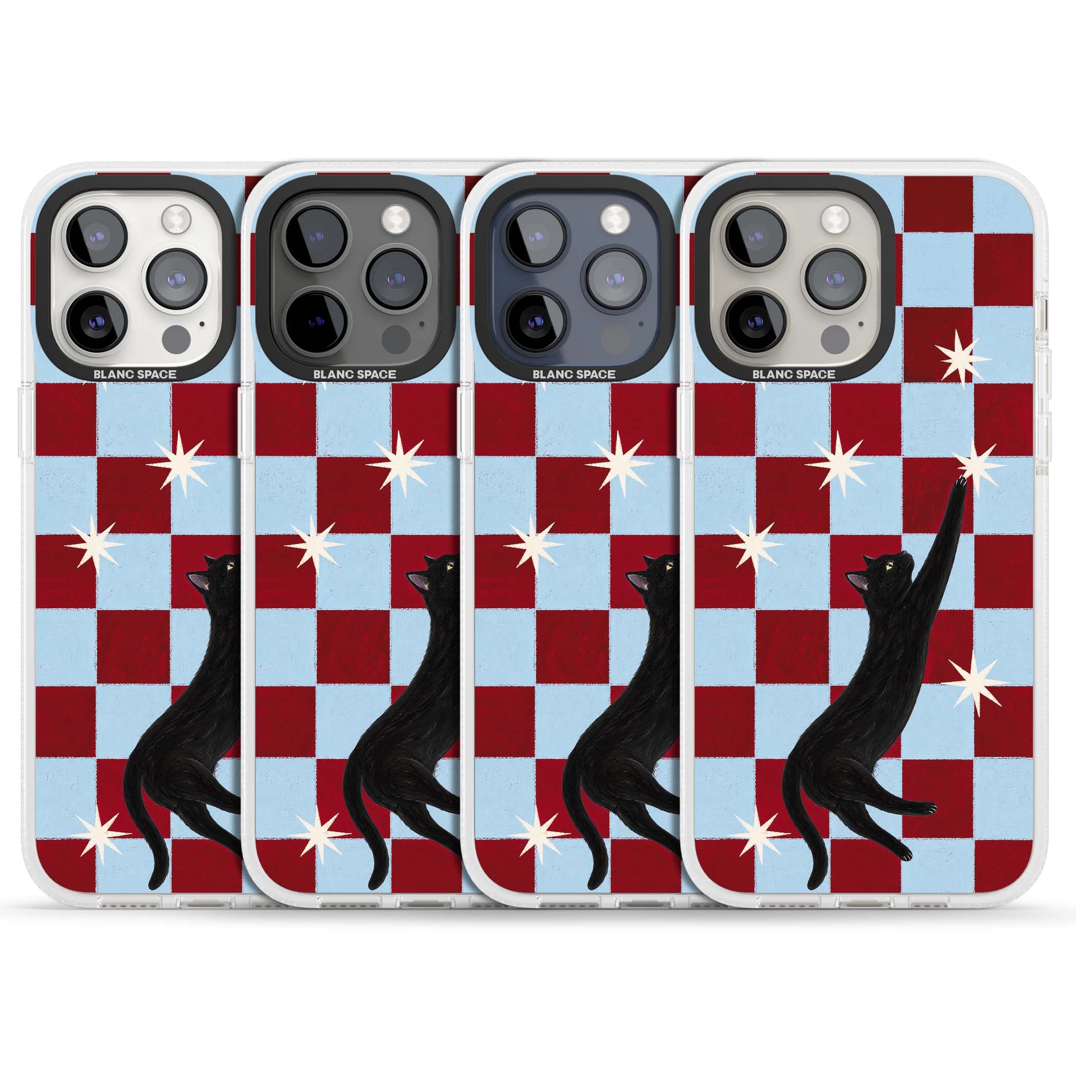Starlit Kitty animals iPhone case | Clear Case Impact Air case for iPhone 15 Pro, iPhone 15 Pro Max