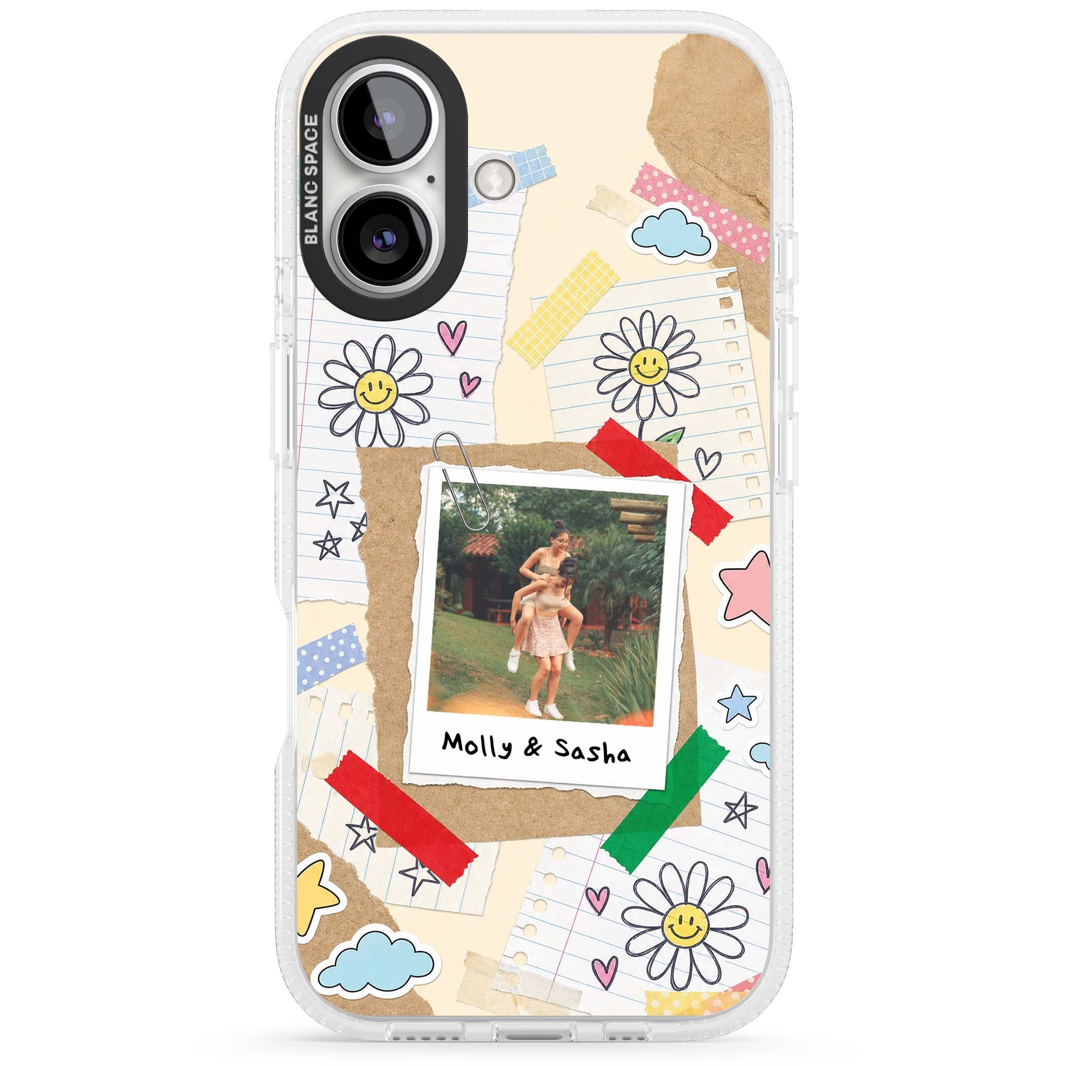 Scrapbook Photo coquette iPhone case | Clear Case Impact Air case for iPhone 16, iPhone 16 Plus