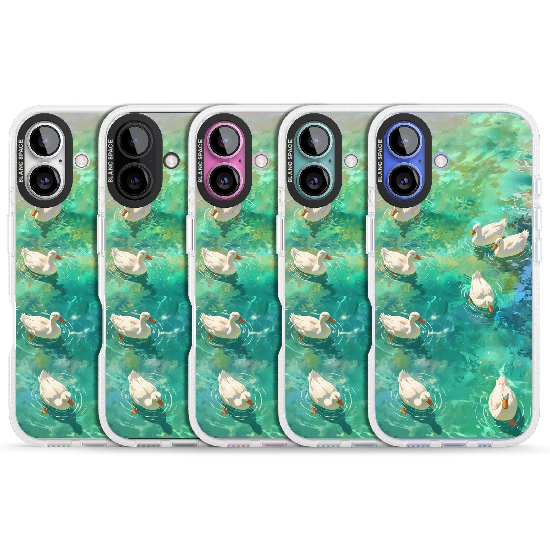 Ducks In The Pond for her iPhone case | Clear Case Impact Air case for iPhone 16, iPhone 16 Plus