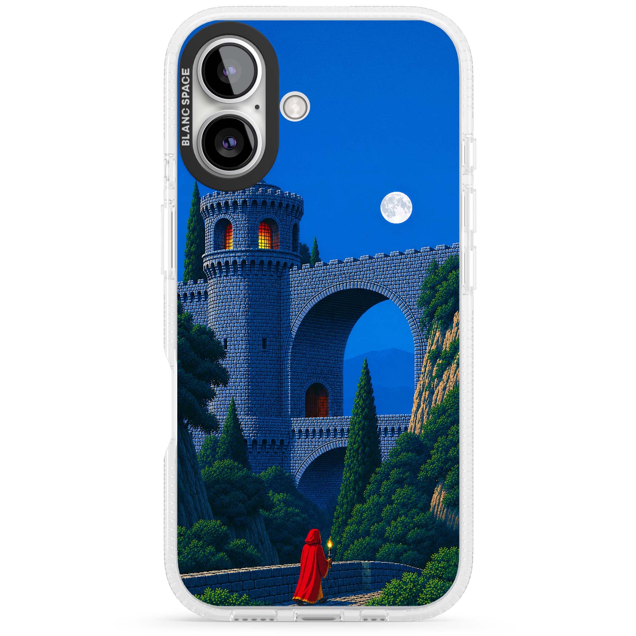 Castle Walls art iPhone case | Clear Case Impact Air case for iPhone 16, iPhone 16 Plus