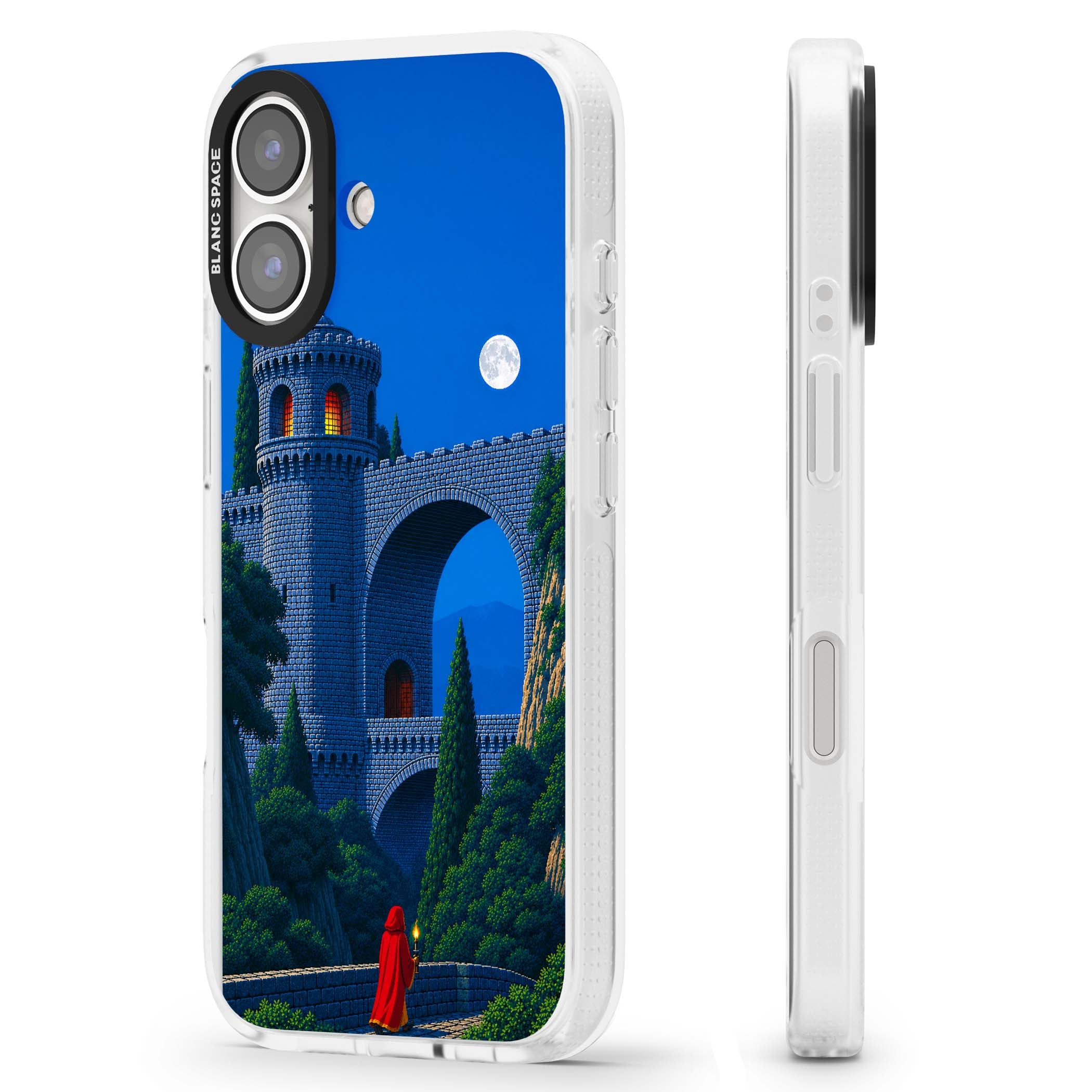 Castle Walls art iPhone case | Clear Case Impact Air case for iPhone 16, iPhone 16 Plus