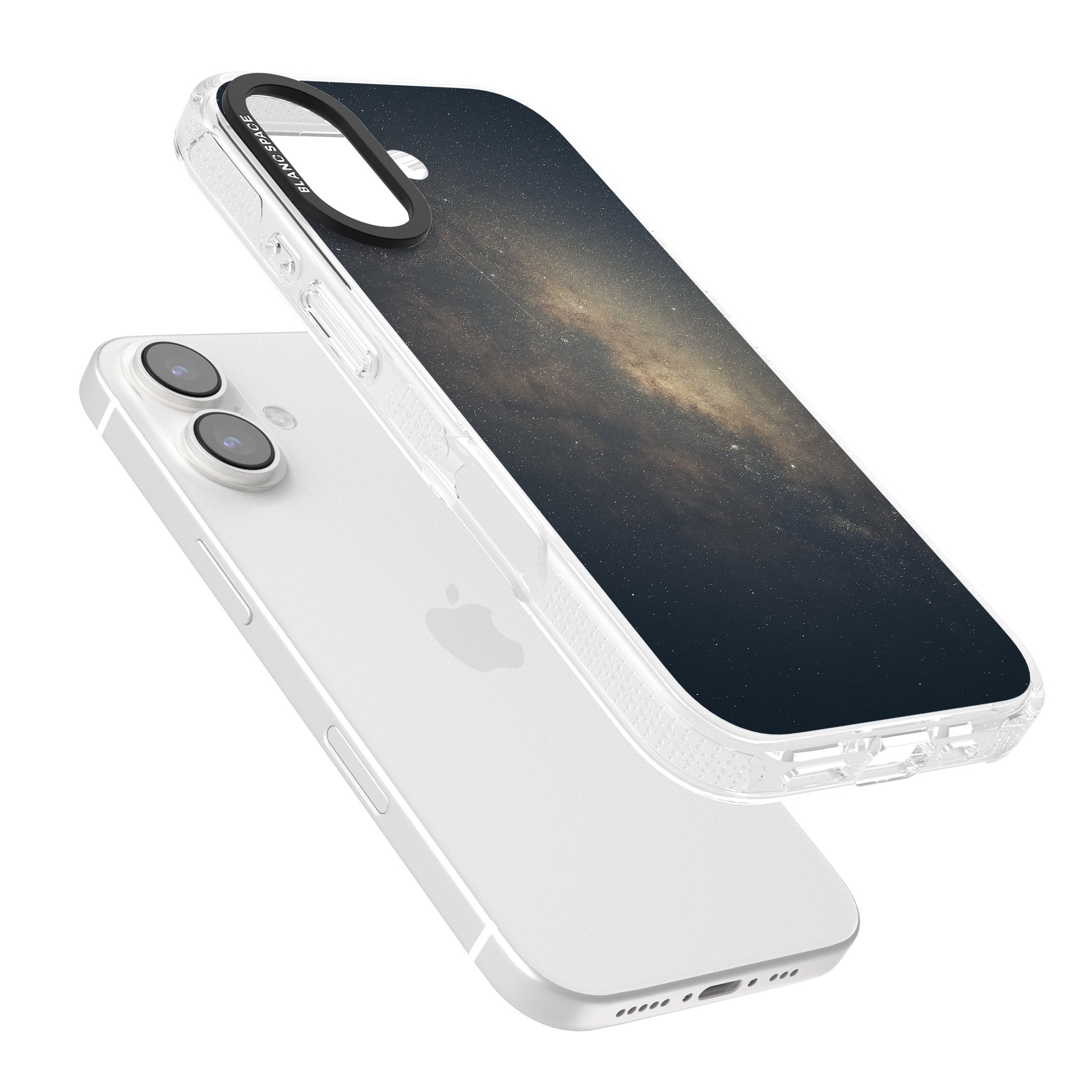 Night Sky Photograph iPhone 16 / 16 Plus Clear Case Impact Air - Blanc Space