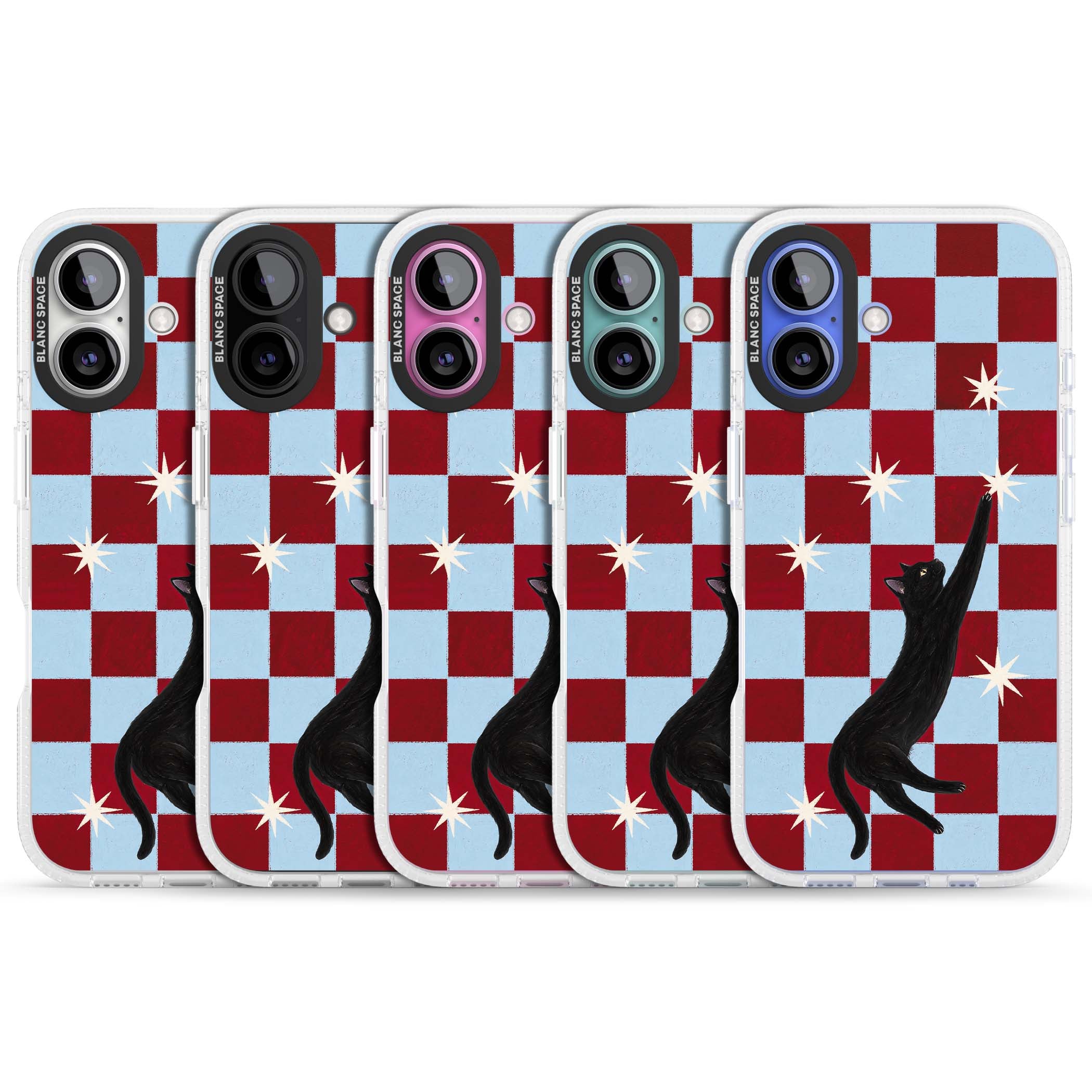 Starlit Kitty animals iPhone case | Clear Case Impact Air case for iPhone 16, iPhone 16 Plus