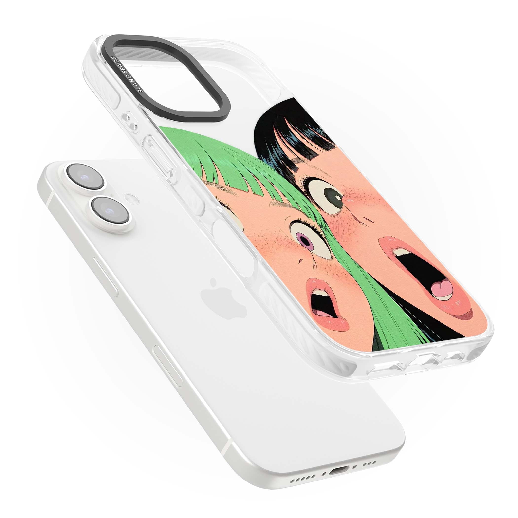 Gasp for her iPhone case | Clear Impact case for iPhone 16, iPhone 16 Plus