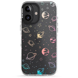 iPhone 16 Pro Max Cosmic Outer Space Design Pastels on Clear Black Impact Phone Case