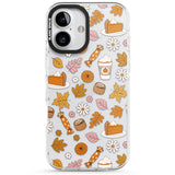 Pumpkin Spice Impact Phone Case for iPhone 16, iPhone 16 Plus