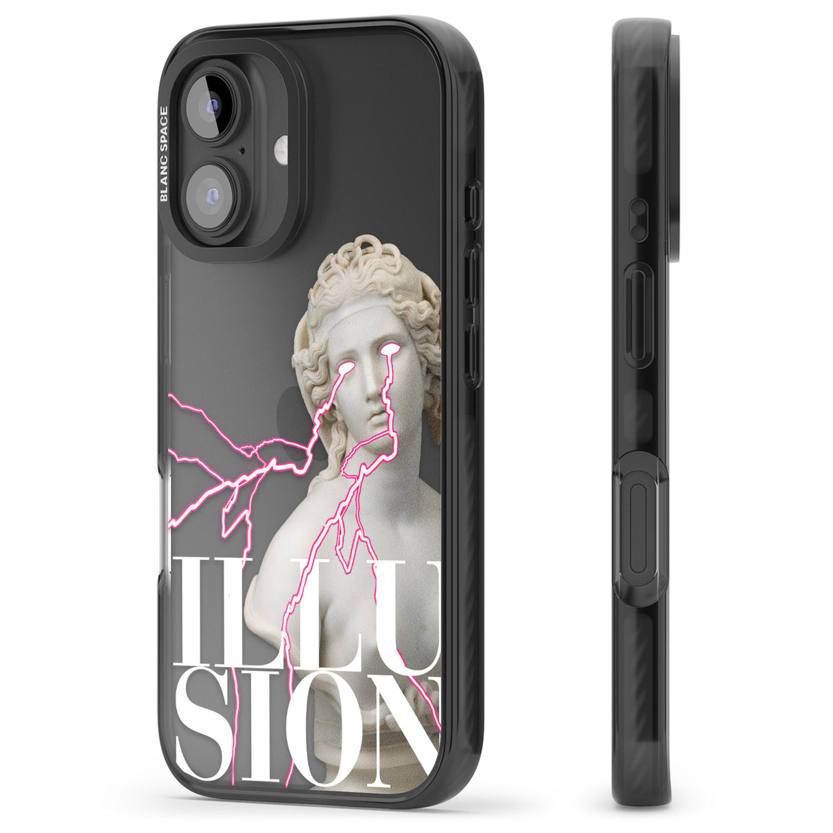 iPhone 16 Pro Max ILLUSION Black Impact Phone Case