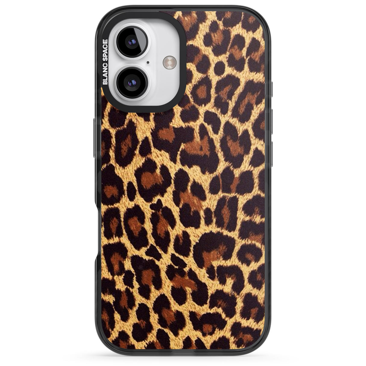 iPhone 16 Pro Max Gold Leopard Print Black Impact Phone Case