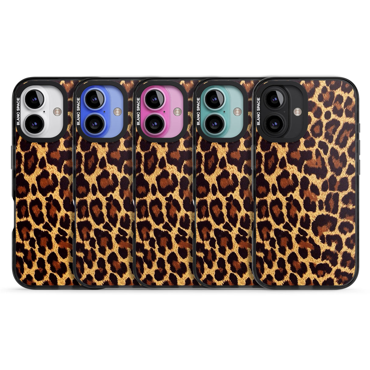 iPhone 16 Pro Max Gold Leopard Print Black Impact Phone Case