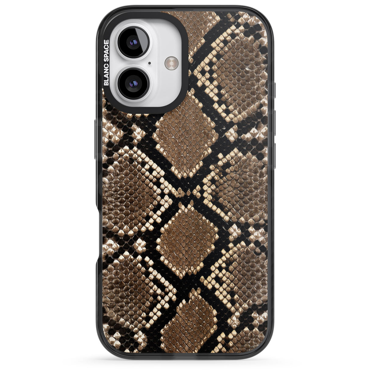 iPhone 16 Pro Max Snakeskin Black Impact Phone Case