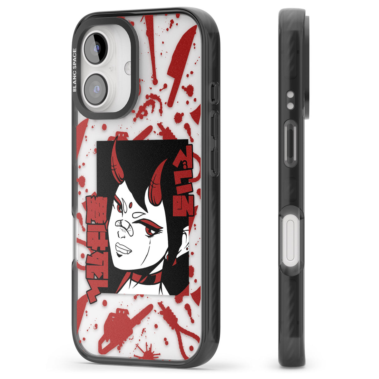 iPhone 16 Pro Max She's a Devil Black Impact Phone Case