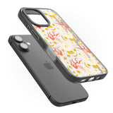 iPhone 16 Pro Max Hand Watcher Pattern Black Impact Phone Case