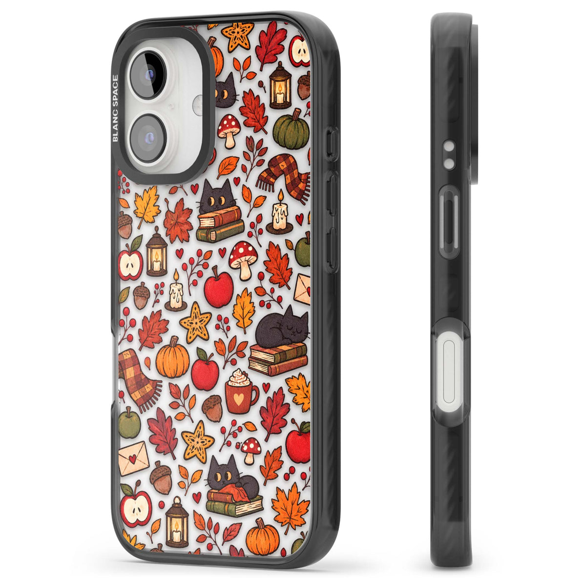 Autumn Mix iPhone case | Black Impact case for iPhone 16, iPhone 16 Plus