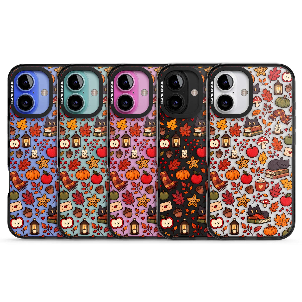 Autumn Mix iPhone case | Black Impact case for iPhone 16, iPhone 16 Plus
