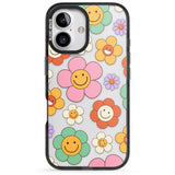 iPhone 16 Happy Blossoms Clear Impact Phone Case