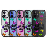 iPhone 16 Pro Max Just a Dreamer Butterfly Black Impact Phone Case