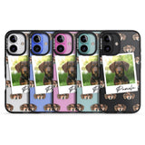 iPhone 16 Pro Max Personalised Dachshund, Brown - Dog Photo Black Impact Phone Case