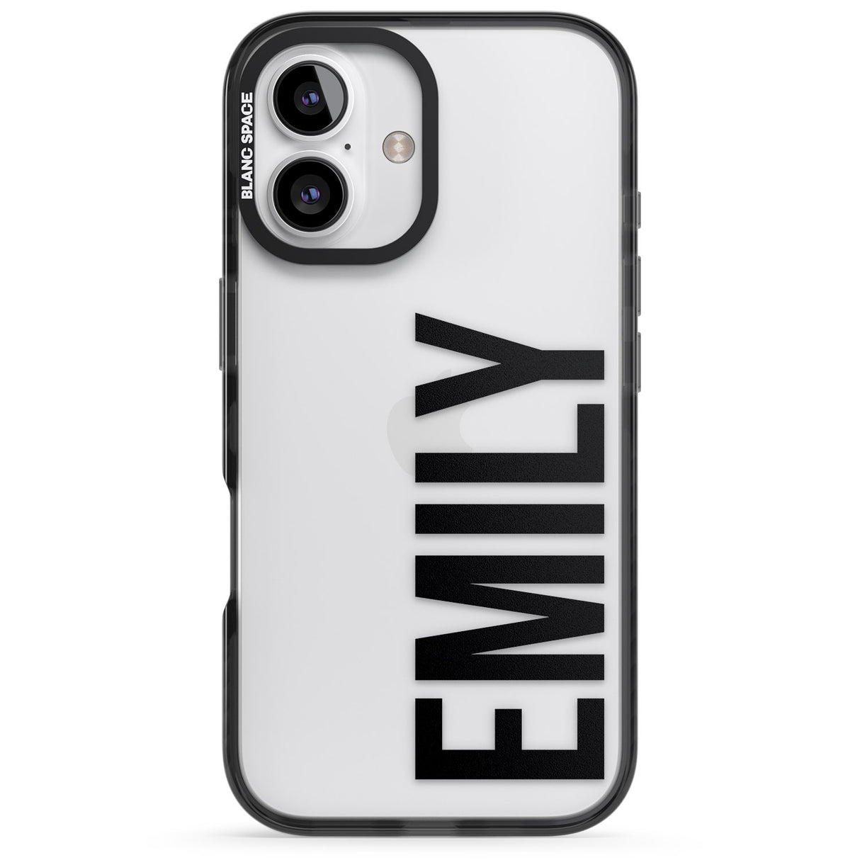 iPhone 16 Pro Max Personalised Name Black Impact Phone Case