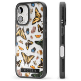 iPhone 16 Pro Max Personalised Photorealistic Butterfly Black Impact Phone Case