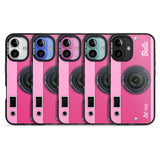 iPhone 16 Pro Max Personalised Pink Dream Camera Black Impact Phone Case