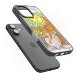 iPhone 16 Pro Max Personalised The Sun Tarot Card - Colour Black Impact Phone Case