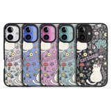 iPhone 16 Pro Max Caticorn pattern Black Impact Phone Case