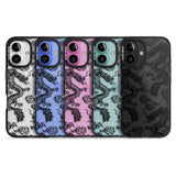 iPhone 16 Pro Max Black Dragon Pattern Black Impact Phone Case