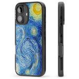 iPhone 16 Pro Max The Starry Night by Vincent Van Gogh Black Impact Phone Case