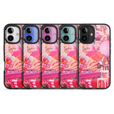 iPhone 16 Pro Max Vintage Collage: Pink Glamour Black Impact Phone Case