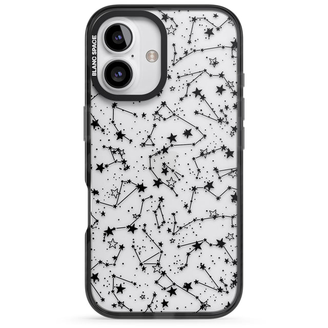 iPhone 16 Pro Max Constellations Black Impact Phone Case