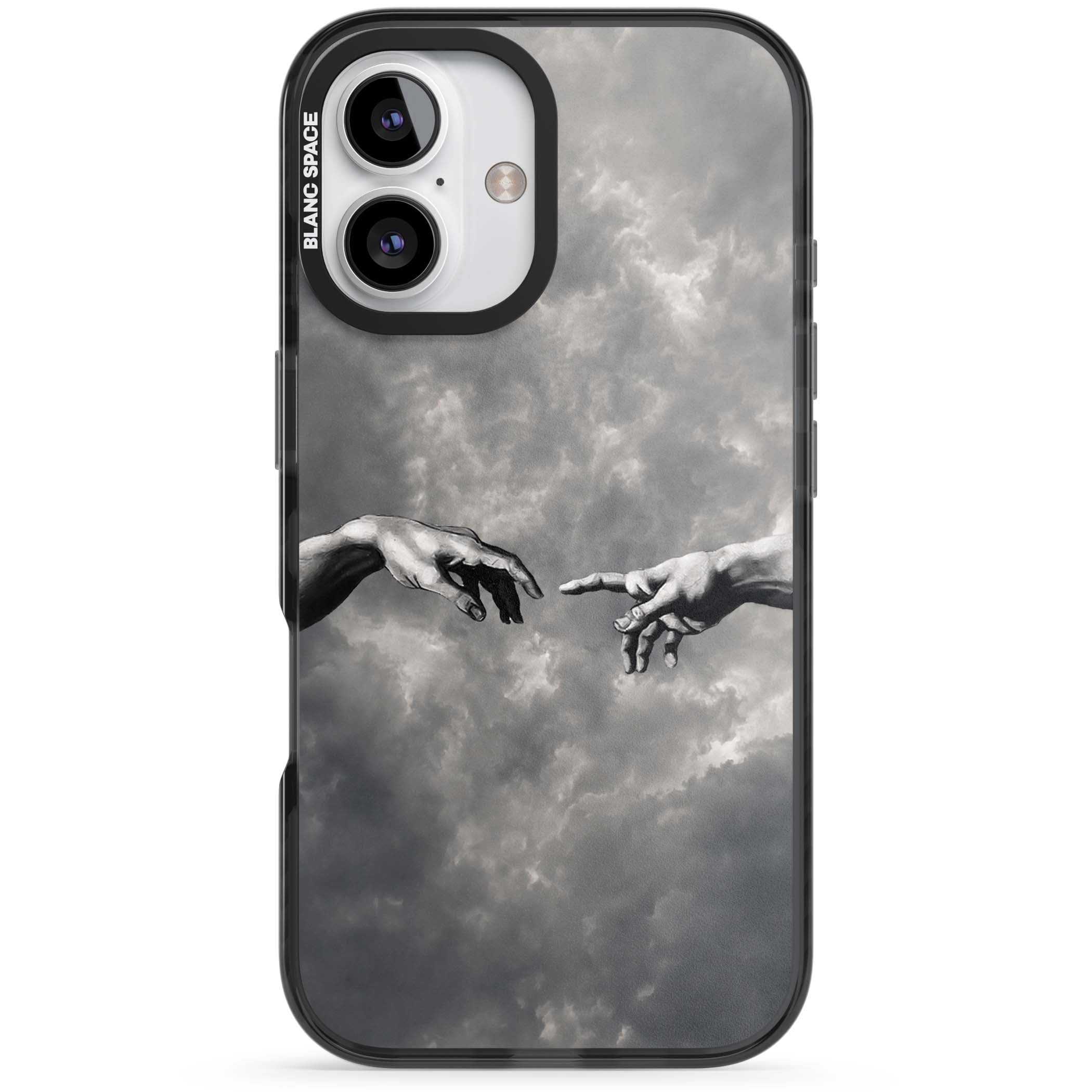 Creation art iPhone case | Black Impact case for iPhone 16, iPhone 16 Plus