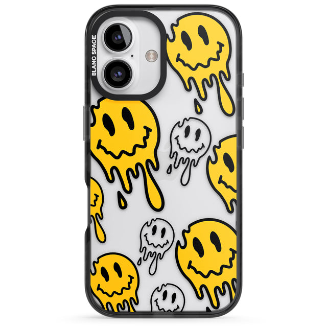 iPhone 16 Pro Max Face Melt Black Impact Phone Case