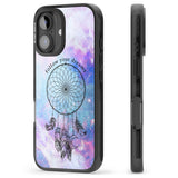 iPhone 16 Pro Max Simple Galaxy Pattern Dreamcatcher Black Impact Phone Case