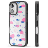 iPhone 16 Pro Max Pink Eye Blotches Black Impact Phone Case